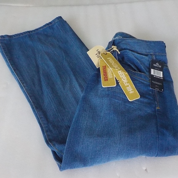 Tommy Hilfiger Loose Fit Wide Leg Jeans - Picture 1 of 9